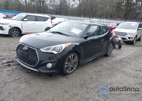 2016 Hyundai Veloster Turbo from USA, damaged, VIN KMHTC6AE5GU252536